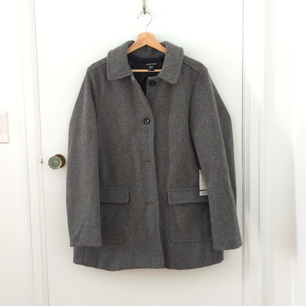 Vintage Wool Coat American Apparel